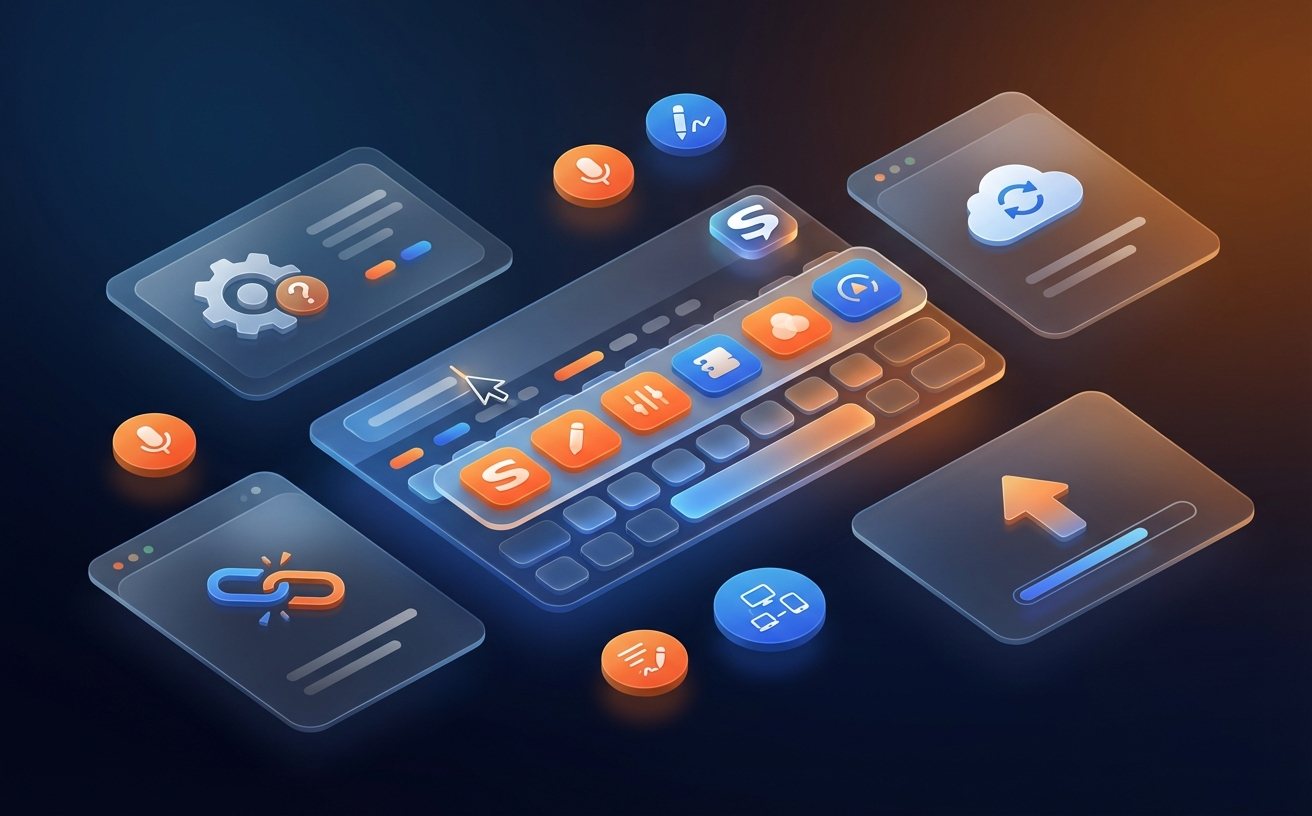 搜狗输入法故障排除与设置路径示意图