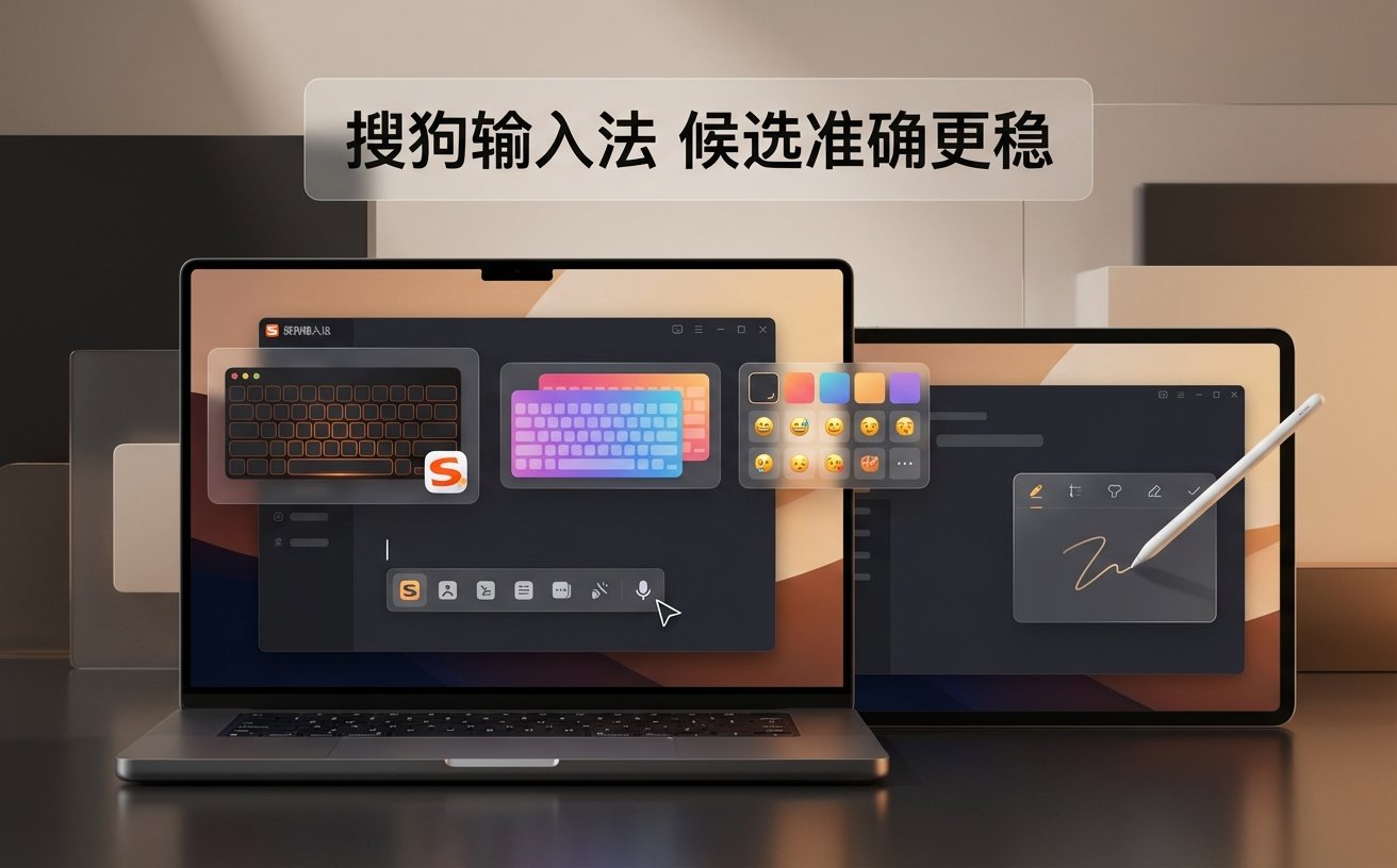 搜狗输入法皮肤主题与输入面板细节