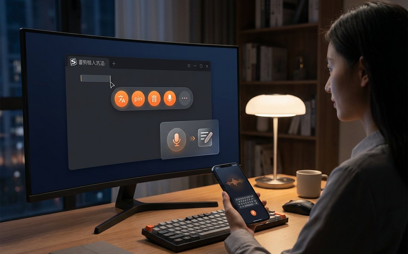 搜狗输入法语音与手写功能界面预览
